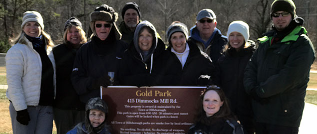 Gold Park group photo